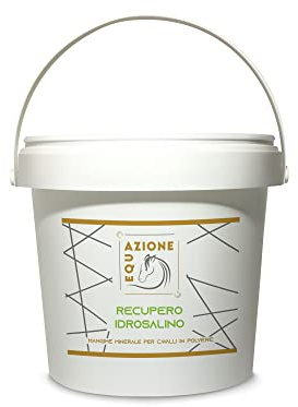 Recupero Idrosalino, conf. 5 kg - Mangime complementare per cavalli in polvere - Reintegra i sali minerali persi con la sudorazione