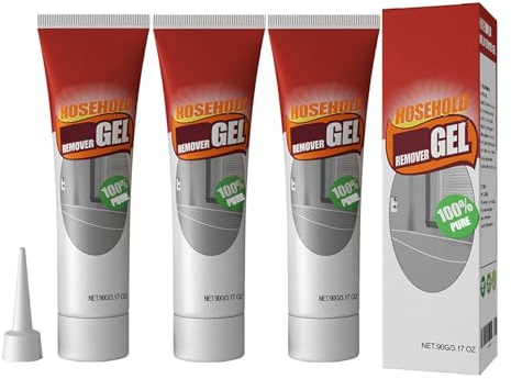 Gel Removedor, Gel Removedor De Moho, Penetración Altamente Efectiva, Potentes Geles Limpiadores Domésticos Para Los Huecos De Los Azulejos Del Baño Y La Cocina (3pcs)
