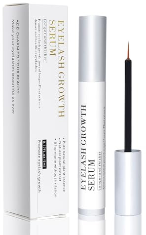 Eyelash Growth Serum, Nourishing Lash Conditioner with Natural Extracts for Thicker Fuller Lashes, 5ML