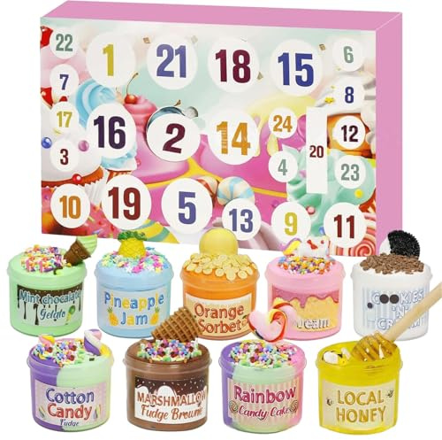 Giocattoli Per Calendario 'Avvento 2025 | Con 24 Figure Nascoste | Decorazioni Feste Per La Casa | Per Da 3 A 11 Anni