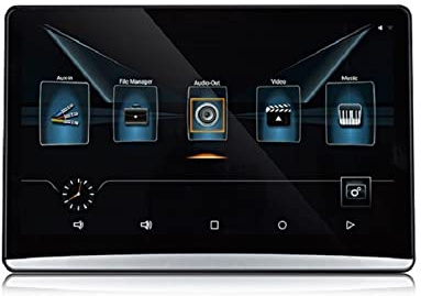 IPS 4K HD1080P Bil Nackstödsmonitor WIFI/HDMI/USB/TF/BT RAM 2GB ROM16GB Spegling/Miracast APP Ladda ner Barn film(1PCS)