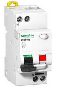 disjoncteur différentiel - 1P+N C 16A - 30mA type AC