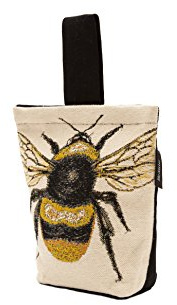 McAlister Textiles Bi-tyg dörrstopp – ofylld dekorativ dörrpropp för alla dörrar och fönster med originell gobelängdesign nyhet insekter livssortiment. Storlek: 21 x 17 cm (8 x 6,5 tum)