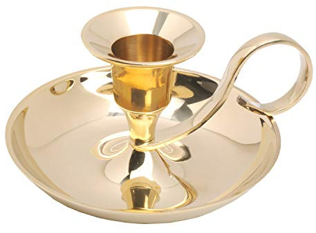 NKlaus Chandelier Laiton Classique Chandelier Antique Hauteur 5cm pour Bougies jusqu'à 22mm Bougeoir 2786