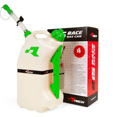 Bidon Jerrycan Moto RTECH Gaz Can Green 15 Litres