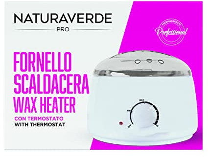 Naturaverde Pro Scaldacera Con Termostato Per Depilazione + Barattolo Omaggio, 1pz