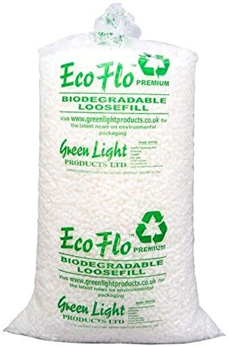 Packing Peanuts Chips ECO-FLO Biodegradable Void Fill Packing Peanuts (45 Cubic ECO-FLO)