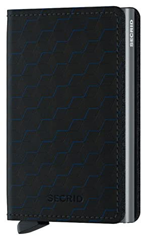 Secrid Slimwallet Black-Titanium Taille Unique Unisexe Adultes, Noir-Titane, Talla única, Moderne