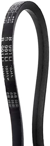 sourcing map B-991 V-Belts Drive Belt 991mm(39) Inner Girth 17mm Top Width B Section Rubber for Power Transmission