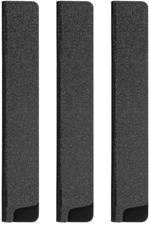QUARKZMAN 3 Stück Messerkantenschutz, 14,9 x 2,5 cm, ABS-Messerhülle, Messeretui, Klingenschutz, universelle Messerscheide für Heim-Küchenmesser