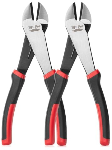 Mr. Pen 7 Inch Heavy Duty Wire Cutters - 2 Pack, Diagonal, Side, Flush, Cutting Pliers, Floral