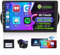 Hikity 2G+64G Android 15 Autoradio per Fiat Fiorino Qubo 2008-2017 Peugeot Bipper Citroen Stepwgn con Wireless Carplay Android Auto 10Pollici Car Radio Stereo con GPS Navi WiFi DSP FM RDS Telecamera
