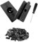100 Stück WPC Clips, WPC/BPC Dielen Versteckte Befestigung Abstandshalter Clip -6 mm Fugenbreite für WPC Terrassendielen Terrassenclips mit Schraubendreher für die Verschraubung von Dielen