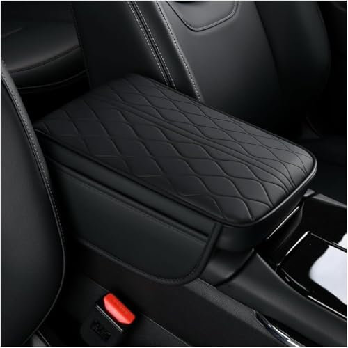 DAMALILI Car Armrest Pad for Dacia Duster 2 2018-2022 2023, Car Center Console Cover Mat Car Armrest Cover Cushion Console Pad Car Interior Accessories,Black