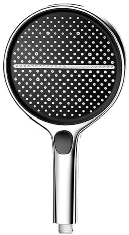 Handheld Shower Head - Shower Head High Pressure | Built in Power Wash for Clean | Rain Showerhead Adjustable Settings Bath Accessories for Home Apartment Bathroom Bathtub Adults Kids Bath Pets Hotel