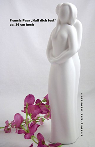 Gilde Skulptur Creme Halt Dich Fest ca 36 cm Hoch Nr 30111