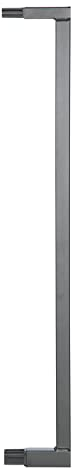 Geuther 0091VS+ Verlängerung Easylock Plus und Easylock Wood Plus Treppenschutzgitter Größe: 8 cm Türschutzgitter Türgitter Steckverbindung einfache Montage Anthrazit