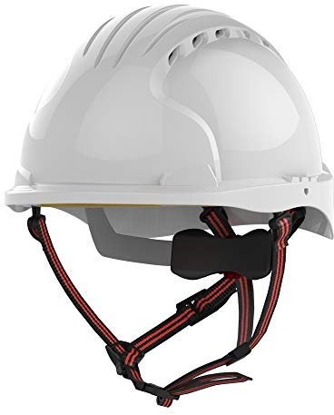 JSP EVO 5 Dualswitch Industrie- & Kletterhelm - Belüftet - Weiß (AKS270-000-100)