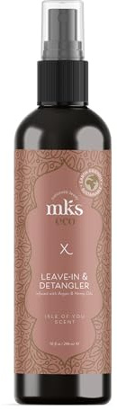 MKS eco X, Isle of You Duft - 10 fl oz - Leave-In-Behandlung & Entwirrer - Marokkanisches Arganöl, Hanfsamenöl - Vegan & tierversuchsfrei
