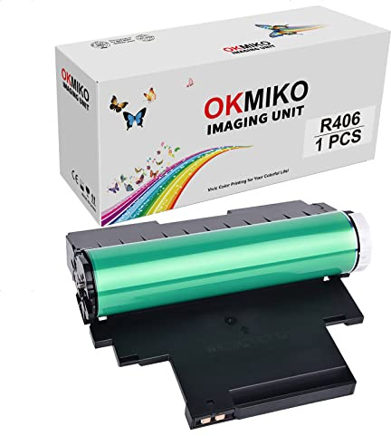 OKMIKO Unité tambour CLT-R406 compatible avec Samsung Xpress C430, C430W, C480, C480W, CLP360, CLP365, CLX-3300, CLX-3305