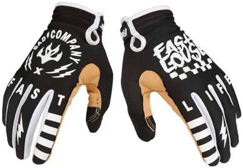 EXCEREY Motorcycles Racing Bicycles Full Finger Gloves for Adult Cycling Climbing Riding Biking Outdoor Sports (Black, Size M)