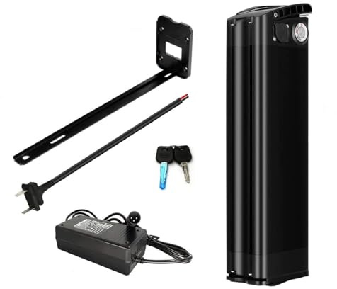 ZHIKAN E-Bike Pedelec-batteri 36 V/48 V 15,6 Ah/18 Ah/21 Ah, för MiFa Rex Prophete Aldi-cykel, kan passa Phylion/XH370-10J med laddare, lämplig för motorer 250 W/350 W/500 W/750 W/10 W/1000 W/1 W/1 W