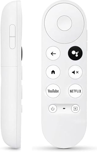 Télécommande vocale pour Google Chromecast 4K Snow/HD TV, télécommande de rechange pour G9N9N, GA01920-US, GA01409-US, GA01923-US, GA01919-US
