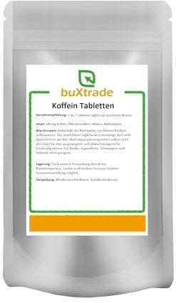 500 Stück/ 250 g | Koffein Tabletten | Coffein | Tabletten | Buxtrade