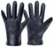 Harssidanzar Herren Lederhandschuhe Warmth Soft Lined Winter Lederhandschuhe SM046EU,Marine, Größe L