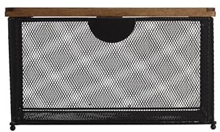 Gourmet Basics by Mikasa Basala Metal Countertop Bread Box Storage Container