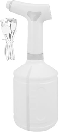 Monsieur Vegetal Wiederaufladbar – Elektrisches Sprühgerät, transparenter Tank mit Skala | Ultradünne Zerstäuberflasche mit zwei Modi, tragbares Garten-Sprühgerät, 1 l, Utili