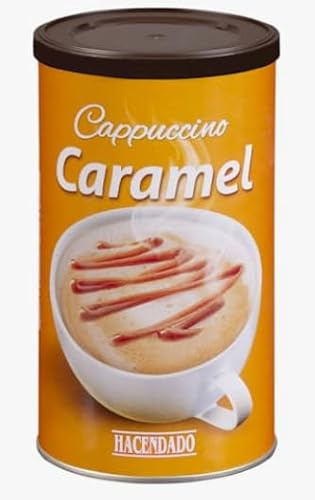 Cappuccino Caramelo, Preparato Alimentare in Polvere per Bevanda di Caffè con Sapore Caramello, 250g, pack 2