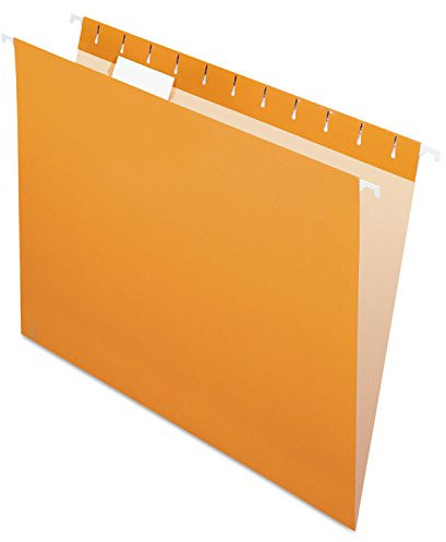Pendaflex Hängemappen aus Recycling, Briefgröße, orange, 1/5 Schnitt, 25/BX (81607)