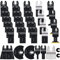 Bionso 31 PCS Oscillating Saw Blades, Premium Multitool Blades Kit for Wood Metal Plastics, Fits Dewalt Worx Rockwell Wen Milwaukee Makita Ryobi Bosch Fein Porter Genesis Black