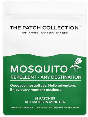 The Patch Collection® – Mosquito Repellent Patch | Citronella, Peppermint, Lavender, Eucalyptus (Pack of 18)