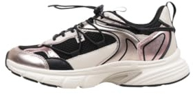 XTI - Sportschuhe Sneaker Damen Schwarz - Bequeme und vielseitige Schuhe - Casual Mode - Modell 14453401 (Größe 40)