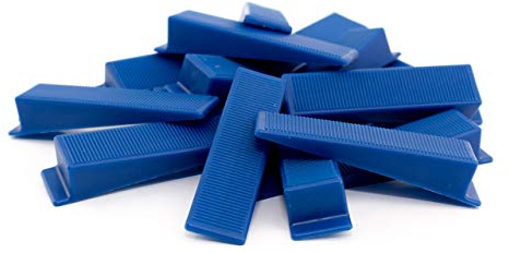 Lantelme 100 pcs. cales Aide à la pose de carreaux pour courroies de traction Carreaux Système de nivellement Système de pose réutilisable 4811