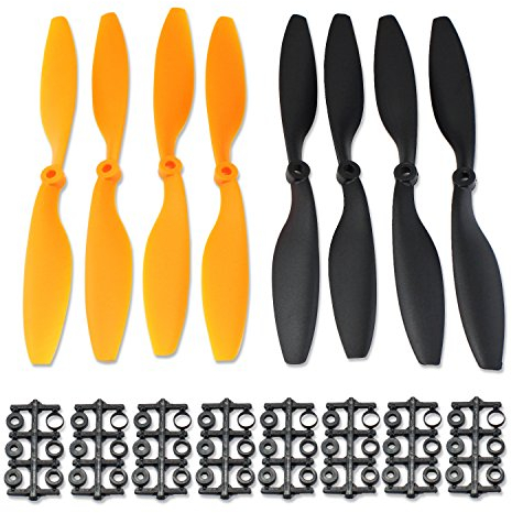 KEESIN 4 Paar Bull Nose 1045 Props CW CCW ABS Propellern für Quadcopter Acromodelle
