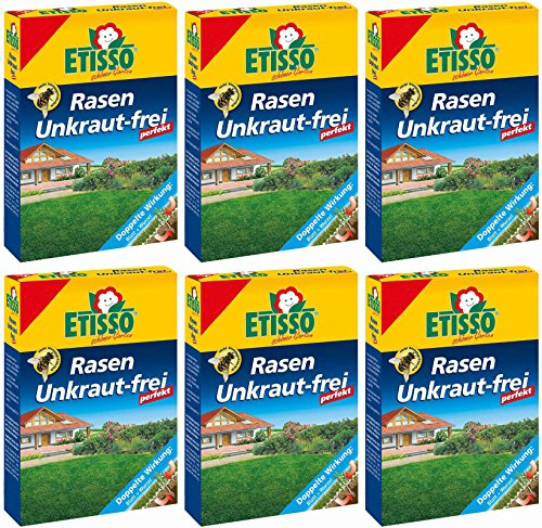 6 x ETISSO Rasen Unkraut-frei perfekt 2x200 ml Unkrautvernichter