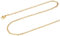 FOCALOOK Mens Gold Chain 22inch 2mm Round Thin Stainless Steel Rolo Chains Gold Plated Necklace Chain for Women