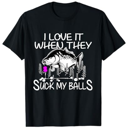 I love it - Carp Fishing Carpfishing Big Carp Angling T-Shirt