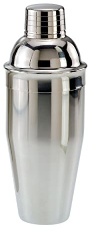 LEONE | Shaker da Barman Elegante e Resistente in Acciaio Inox Professionale per Cocktail e Bevande da 700 ml