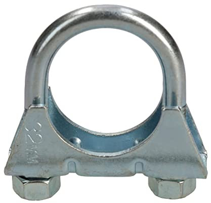 KOTARBAU® Pernos en U 32 mm, Perno redondo en U, Perno de acero Inoxidable, Perno con tuercas, Soporte De Abrazadera De Mástil De Antena, Montaje De Antena, Perno para fijar tubos, Mordaza para mástil