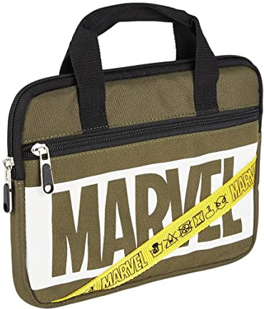 Cerdá LIFE'S LITTLE MOMENTS - Funda Tablet Infantil de Marvel Con Bolsillo Superior Compatible Tablets de 9-11 Pulgadas, Bolsillo Lateral y Asa de Mano - Licencia Oficial