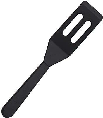 1pcs Mini Brownie Serving Spatula,Cookie Spatula SlottedSpatula,Flexible Nonstick Silicone Serve Turner Heat-Resistant,Use for Flip Egg in Small Frying Pan Cookie Batter Cookware Cooking Baking