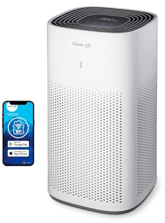 Clean Air Optima CA-507 Smart - Intelligenter HEPA Ionisator Luftreiniger - Leiser Ventilator: <10dB(A) im Schlafmodus - 350m³ teilchenfreie Luft - Geeignet für Räume bis: 70m² / 175m³