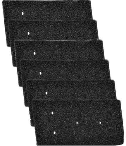 VIVIIHOO Uppsättning med 6 torkfilter kondensttork svampfilter för Bauknecht Privileg Whirlpool HX 481010716911, 230 x 115 x 14 mm, reservdel hållbarhet förlänga livslängden