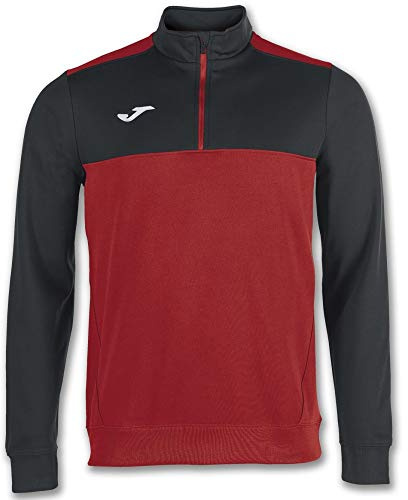 Joma Winner Sudadera, Hombre, Rojo-Negro, XL