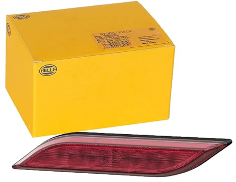 HELLA Dimbakljus - Shapeline Style - LED - 24V / 12V - slim - skruvad - SAE - Lyktglasfärg: röd - Kontaktutförande: AMP - 2-polig - vänster bak - 2NE 013 343-071