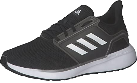 adidas Herren EQ19 Run Shoes Laufschuhe, Core Black/Cloud White/Iron Metallic, 46 2/3 EU